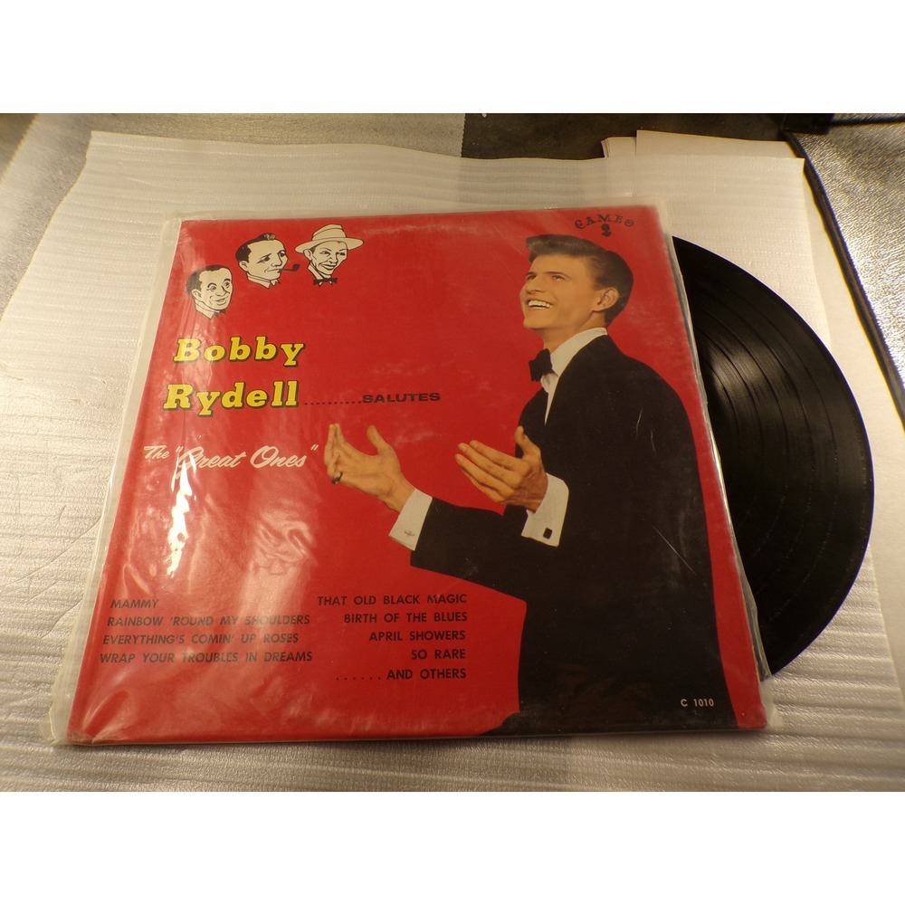 Bobby Rydell Salutes The Great Ones Vinyl LP Cameo C 1010 Mono 1961 Record